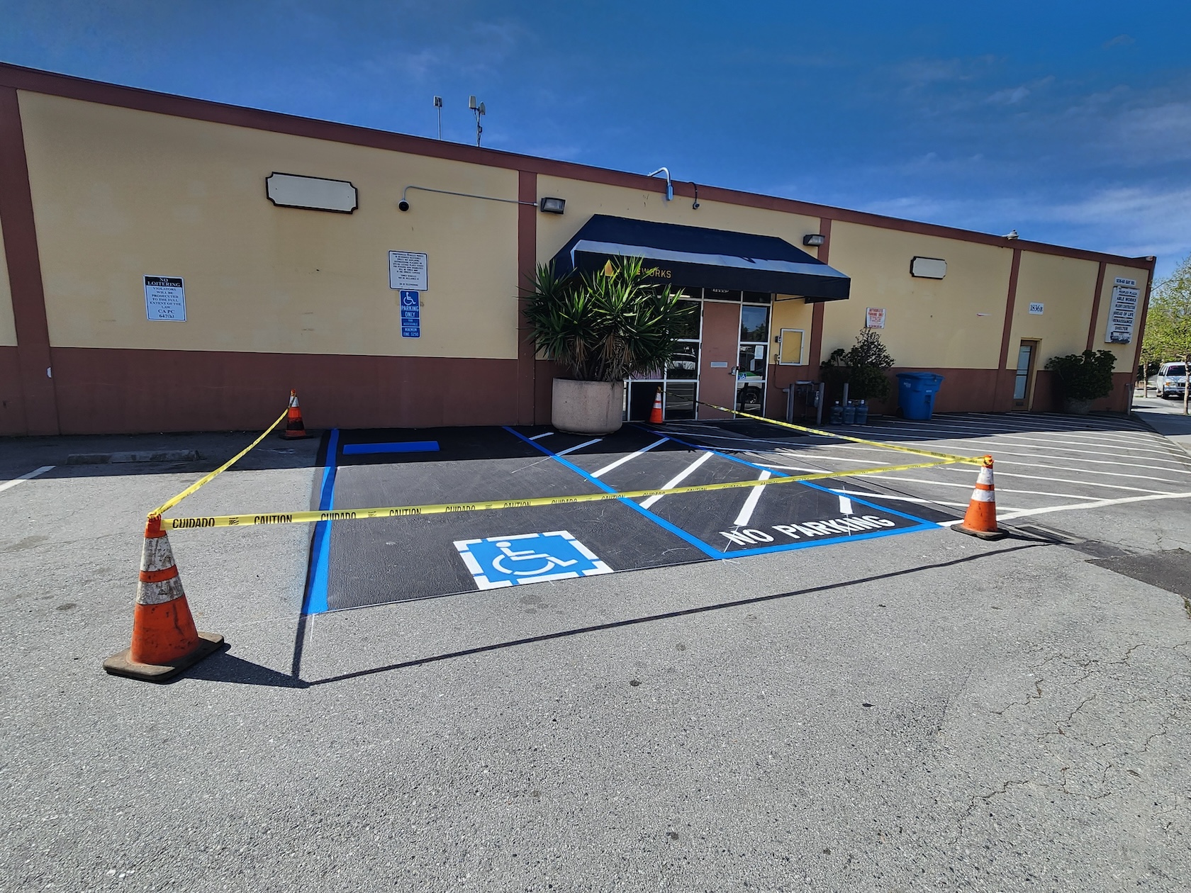 Commercial paving project